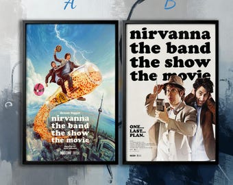 Póster de la película: Nirvanna the Band the Show the Movie (2026)/ Lienzo de película/ Colección de arte mural/ Póster sin marco/ Arte de película/ Póster de portada