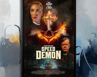 Póster de película - Speed Demon (2026) / Lienzo de película / Colección de arte para pared / Póster sin marco / Arte cinematográfico / Póster de portada