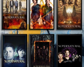 Movie Poster- Supernatural (2005)| Movie Canvas| Wall Art Collection| Poster Unframed| Movie Art| Cover Poster