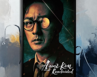 Movie Poster- Agent Kim Reactivated (2026)| Movie Canvas| Wall Art Collection| Poster Unframed| Movie Art| Cover Poster