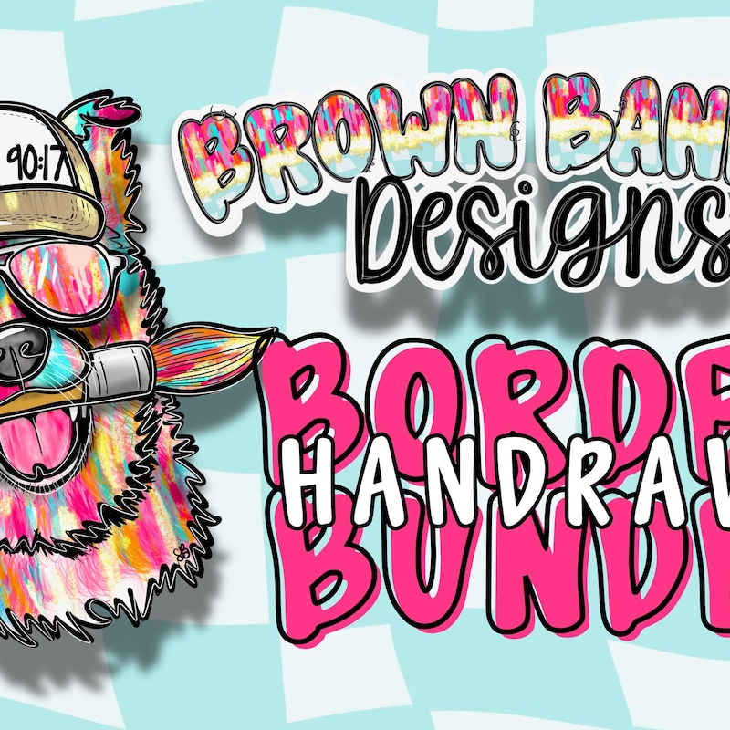 Hand Drawn Banner Borders - Etsy