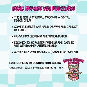 Floral Birthday Cake Banner Template | Editable Canva Design (digital ...