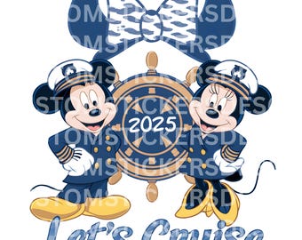 Let's Cruise Friends Trip PNG, Mouse and Friends Cruise, Family Cruise Trip PNG, Family Vacation PNG, Cruise Fantasy Png, Family Trip'26 Png