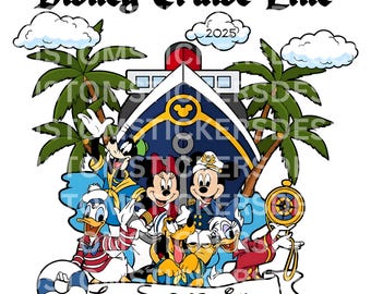 Custom Cruise Trip PNG, Mouse and Friends Cruise, Family Trip Cruise PNG, Family Vacation PNG, Mouse Cruise Shirt, Family Trip 2026 Shirt