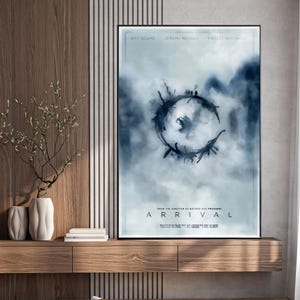 L'arrivée des affiches de film, décoration d'intérieur, oeuvre d'art murale sur toile, cadeau personnalisé, affiche personnalisée, impression d'art mural