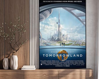 トゥモローランド映画ポスター：ヴィンテージ映画アート、ホーム