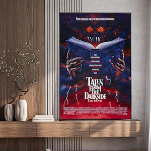 Tales from the Darkside The Movie Poster, Home Decor, Canvas Wall Art, Personalized gift, Custom Poster, Wall Art Print