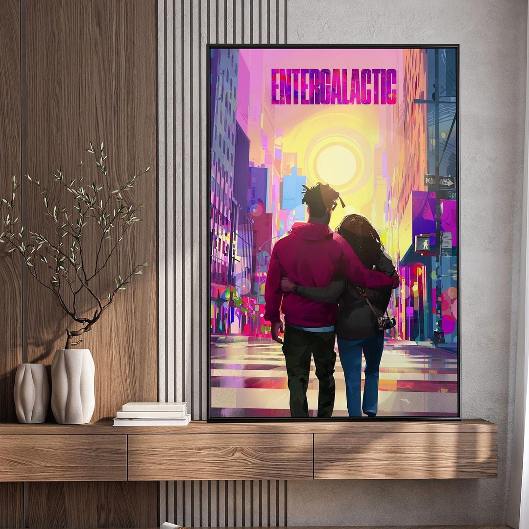 Entergalactic Movie Poster Home Decor Canvas Wall Art Personalized entergalactic-movie-poster-home-decor-canvas-wall-art-personalized