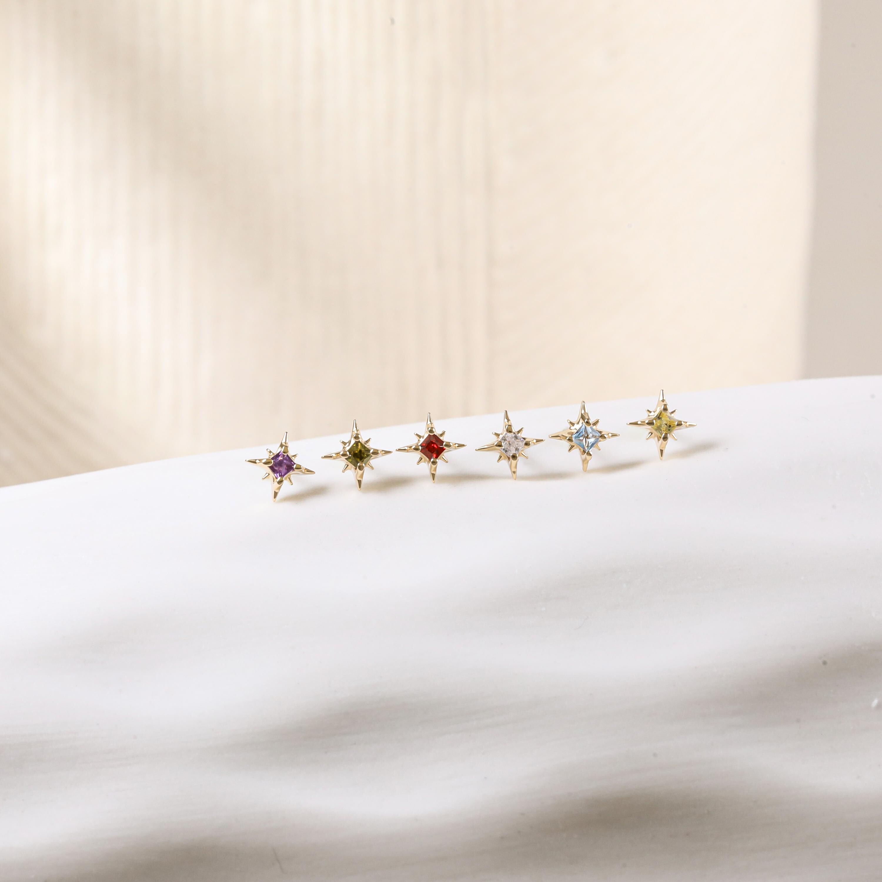 Orecchini Boho A Catena Con Cristalli CZ - Luna E Stelle Pendenti - Gioielli Vintage Oro Per Donna - Clip Orecchie
