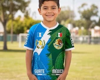 Mexico Guatemala Kids Soccer Jersey