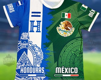 Mexico Honduras Unisex Soccer Jersey