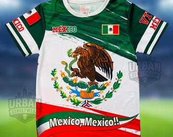 Mexico Soccer Jersey, Mexico, Mexico Jersey, Unisex, Soccer Jersey