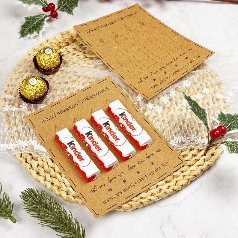 Printable Advent Wreath Template, Advent Gift Idea, Christmas Craft