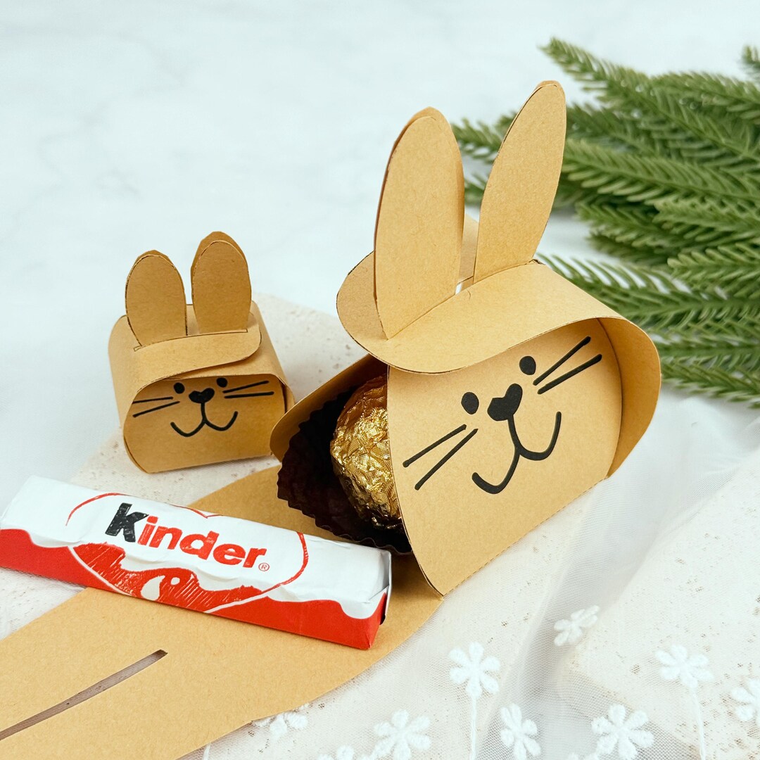 Easter Printable Template, Easter Bunny Table Decoration, Ferrero ...