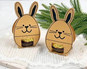 Easter table decoration print template, Easter brunch table decoration idea, gift idea, Easter Rocher treat, Easter template for printing