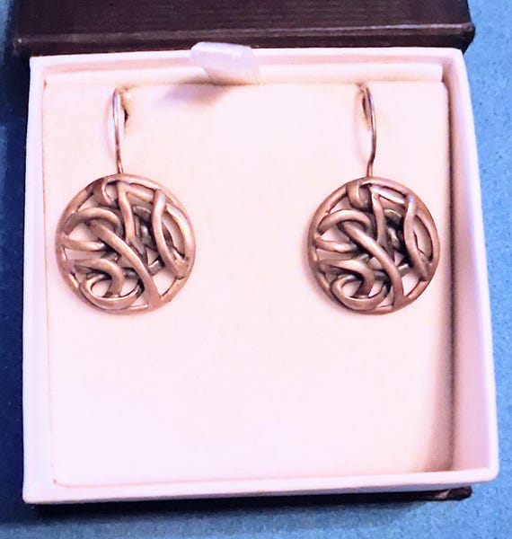 Sterling Silver Silpada Celtic Knot Earrings
