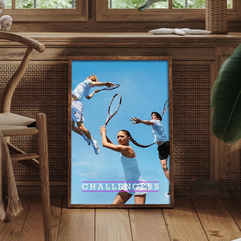 Challengers Movie Poster, Canvas Print, Wall Art, Film Poster Artwork ...