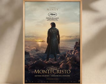The Count of Monte Cristo Movie Poster, Canvas Print, Wall Art, Home Decor
