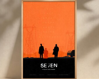 セブン映画ポスター：アートプリント、ホームデコレーション、部屋の