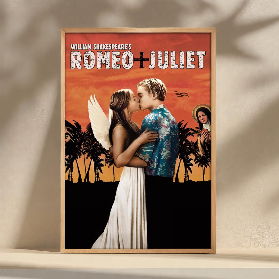 Romeo and Juliet Movie Poster, Canvas Print, Wall Art, Film Poster ...