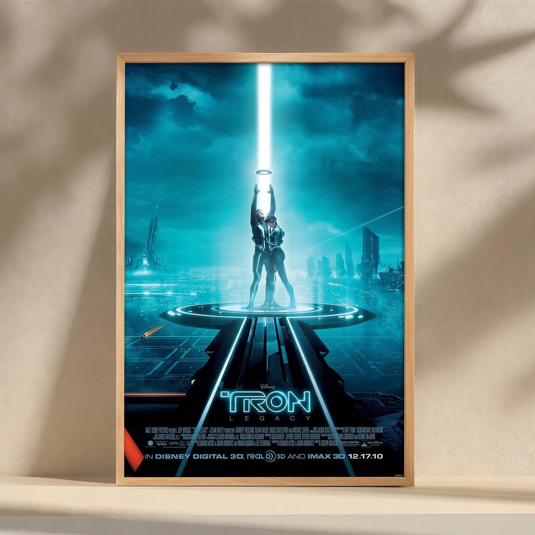 Tron Collection Poster Tron Legacy Movie Poster, Canvas Print, Wall Art, Film Poster Artwork ...