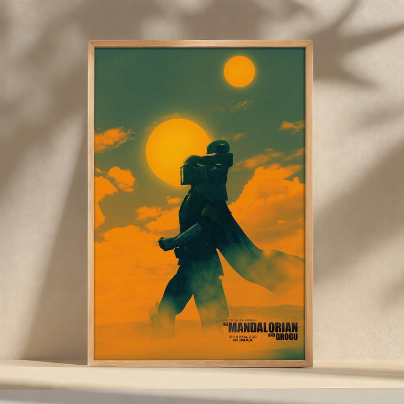2026 the Mandalorian and Grogu Movie Poster, Canvas Print, Wall Art ...