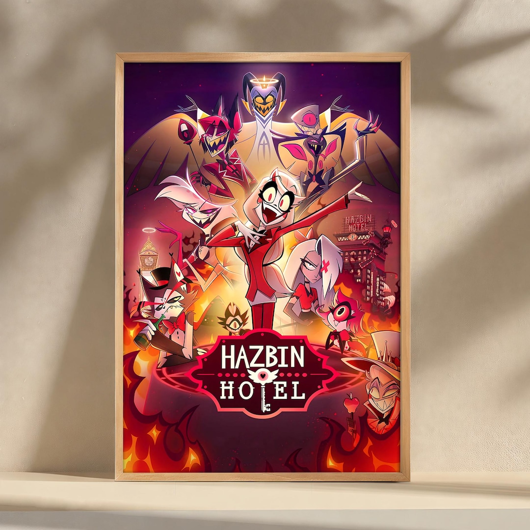 Hazbin Hotel Movie Poster, Canvas Print, Wall Art, Film Poster Artwork ...