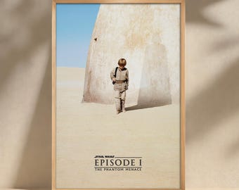 Star Wars Episode I - Die dunkle Gefahr Film Poster, Leinwand Druck, Wand Kunst, Film Poster Kunstwerk, Home Decor