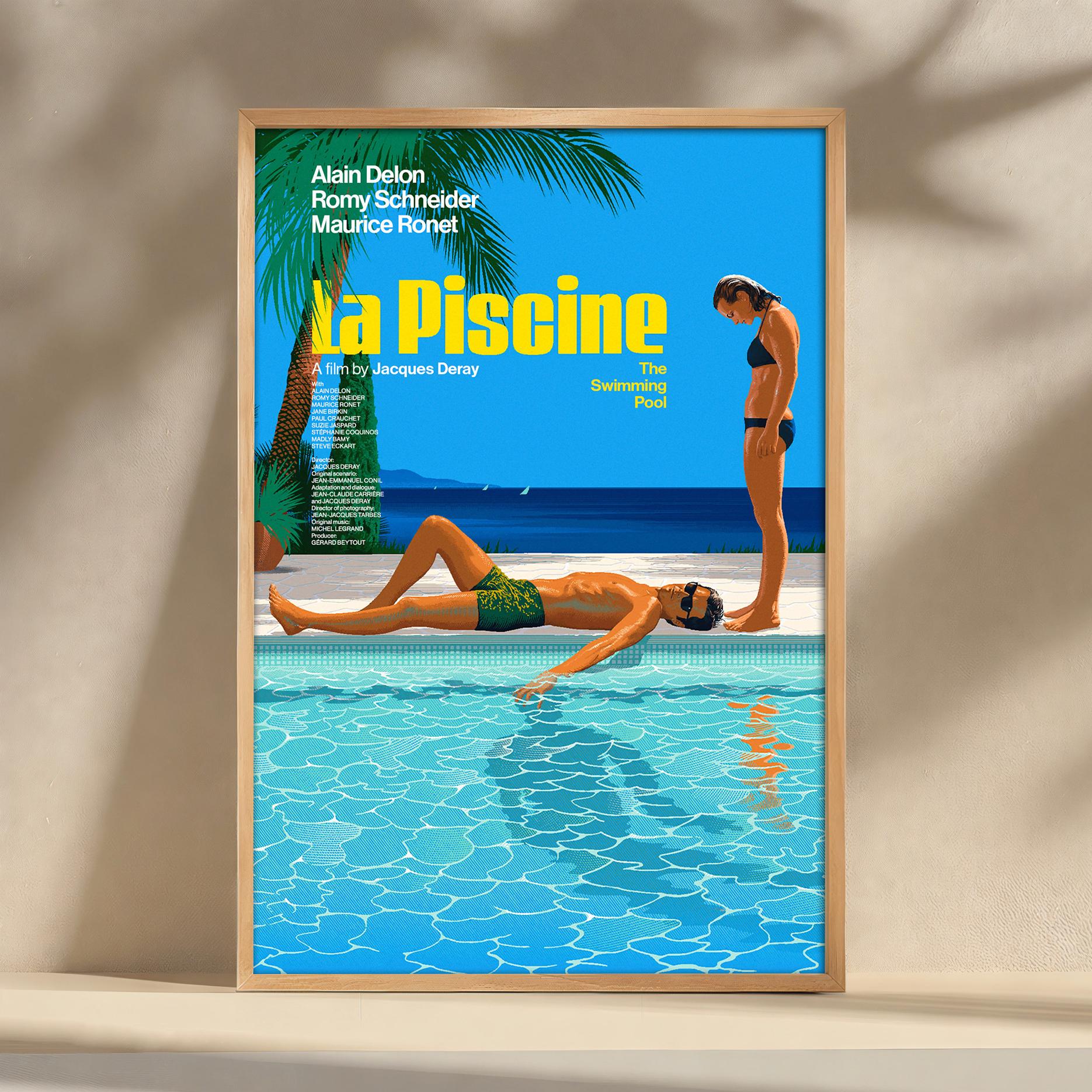 Tirage Photo Film La Piscine - Format 40x60 Cm - Fabriqué En France