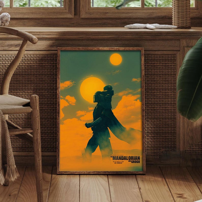 2026 the Mandalorian and Grogu Movie Poster, Canvas Print, Wall Art ...