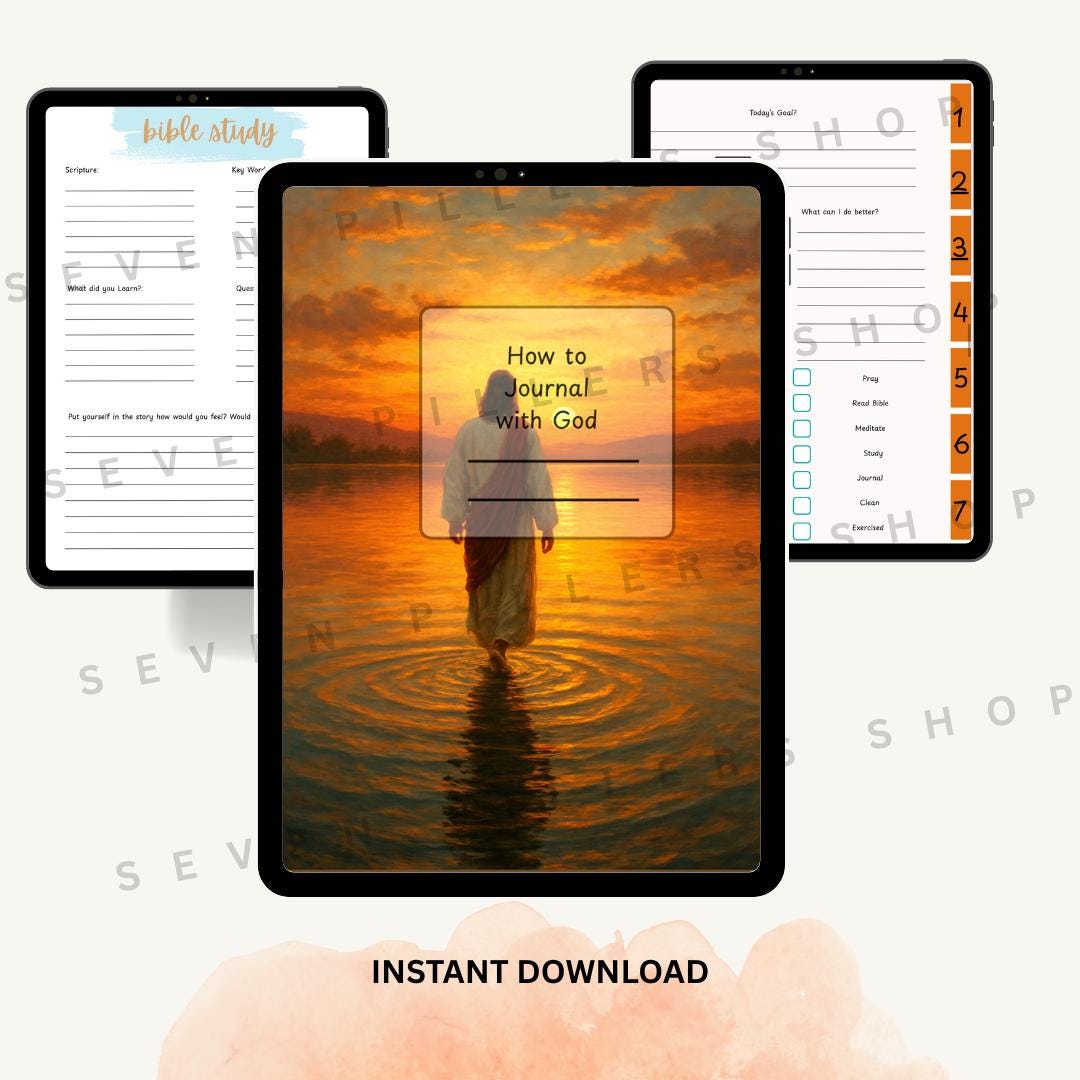 Faith-based Digital Journal | Bible Study | Church Notes | Daily Goals ...