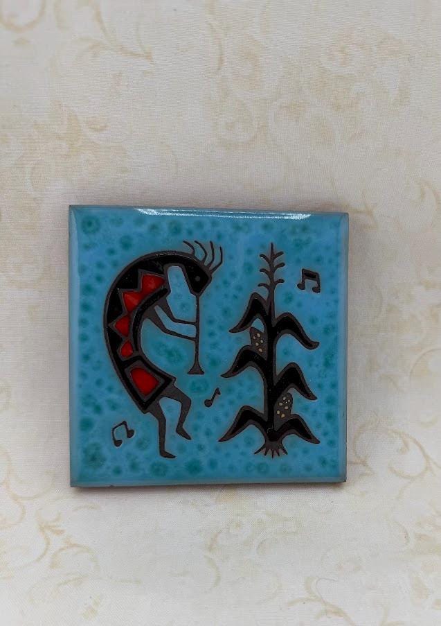 Kokopelli Tile - Etsy