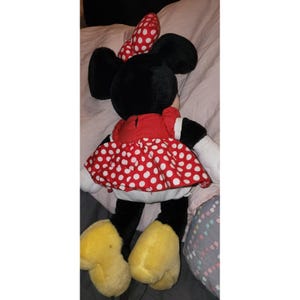 Vintage Disneyland Disney World Minnie Mouse Plush Polka Dots image 6