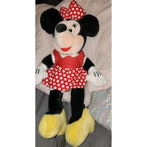 Vintage Disneyland Disney World Minnie Mouse Plush Polka Dots image 1