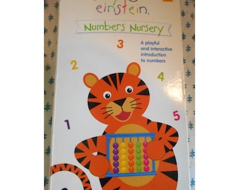 Videocassetta VHS Baby Einstein Numbers Nursery Disney Baby Counting Math Learning