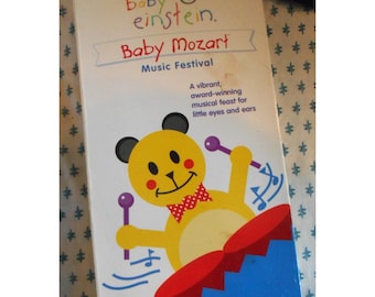 Baby Einstein Baby Mozart VHS 1998 Cinta de vídeo Música Película de aprendizaje infantil