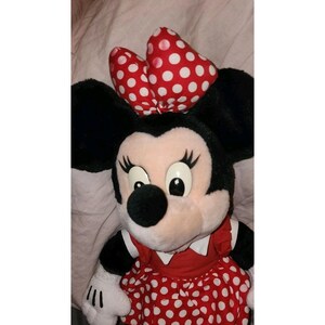 Vintage Disneyland Disney World Minnie Mouse Plush Polka Dots image 2