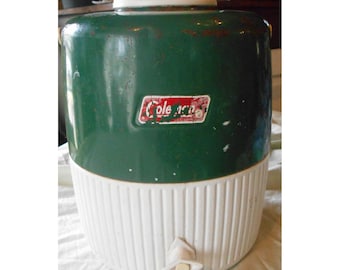 Glacière Coleman vintage, carafe à eau, refroidisseur de boissons, carafe Coleman, carafe isotherme, 1 gallon, 4 litres - France