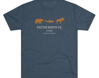 Tri-blend Vector North Brand T-shirt