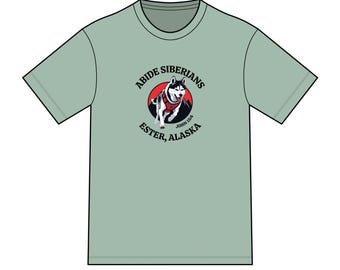 Camiseta con el logotipo de la perrera Abide Siberians Husky / Camiseta para perros de trineo de Alaska