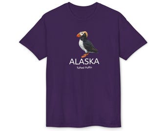 Camiseta con ilustración de frailecillo de Alaska