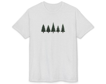 Camiseta unisex DryBlend® con 5 abetos