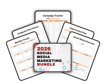 2026 Social Media Marketing Bundle (Digital Download)
