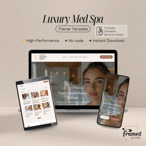 高級メディカルスパフレーマーテンプレート | 複数ページのメディカルスパウェブサイト | CMSインスタント検索フィルター | 予約対応 | 高性能