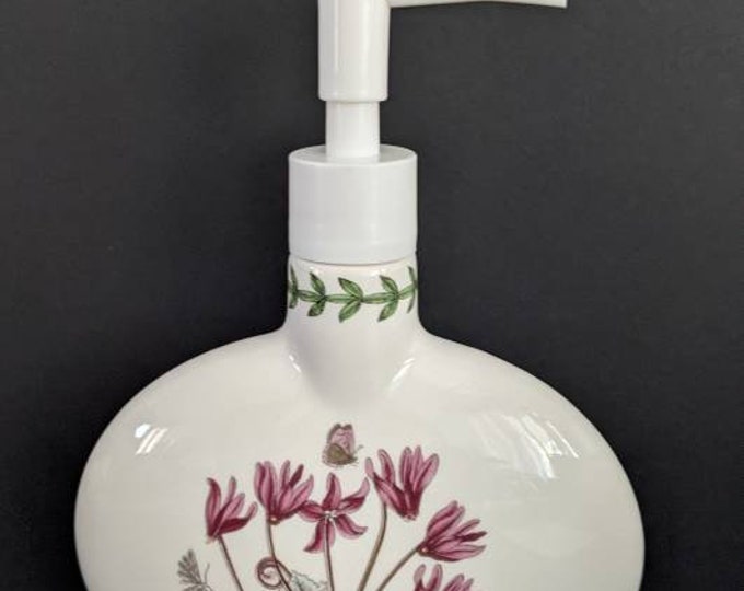 Portmeirion Soap Dispenser/ the Botanic Garden/ Cyclamen/ Oval Etsy