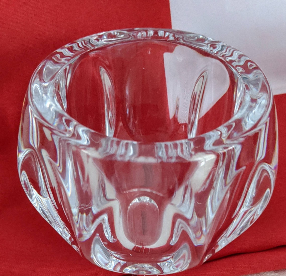 Dansk Crystal Candle Holder Etsy