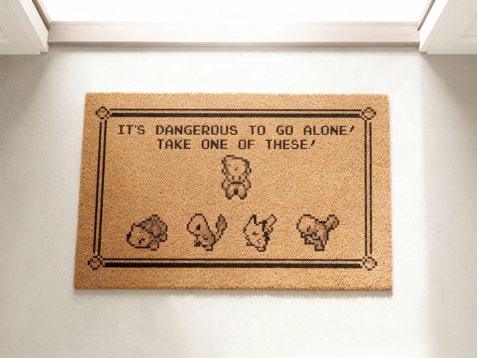 Pokémon Doormat – Gamer Welcome Mat - 16x24"