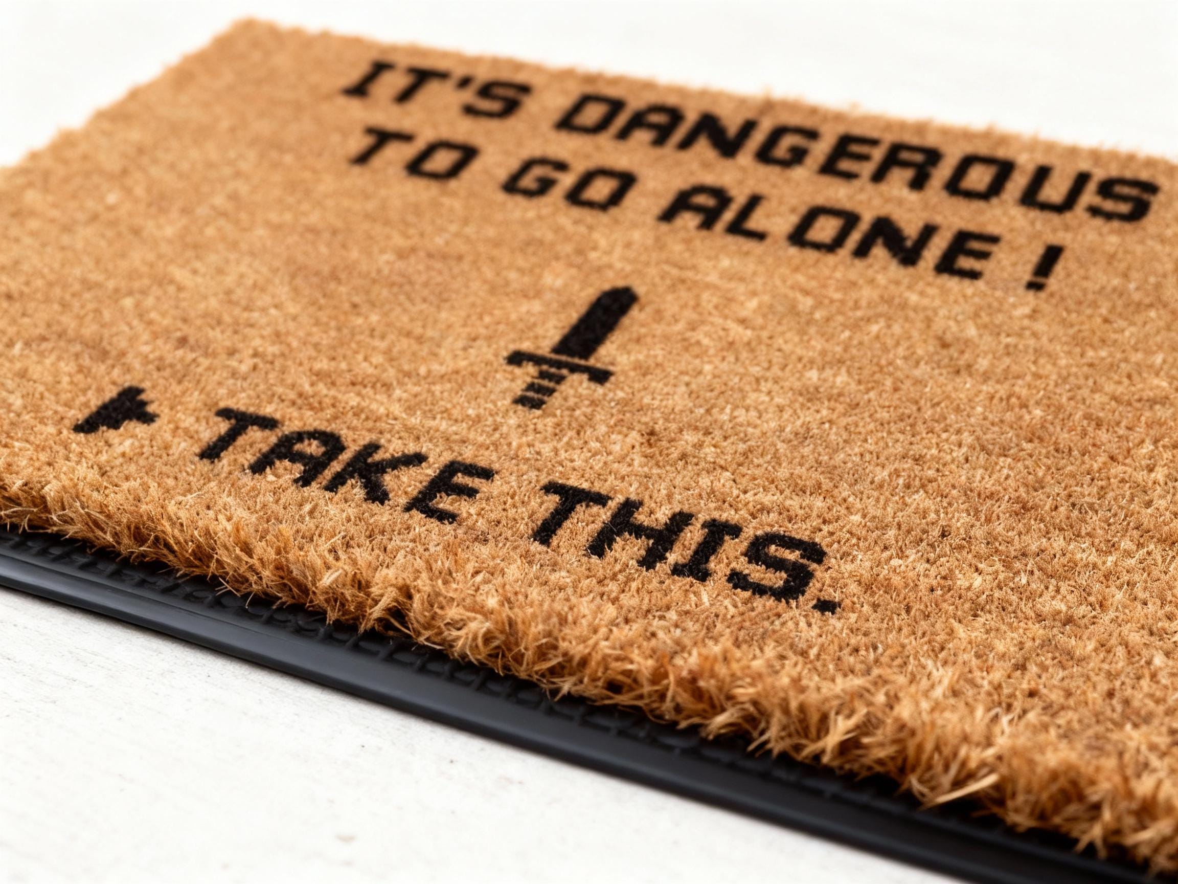 Funny Gamer Doormat, Zelda Inspired Coir Welcome Mat - Etsy