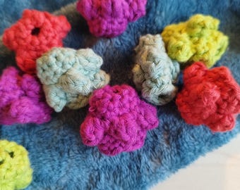 Les Tripotins / Bout de doigt / fidget au crochet - fait main - 100 % coton