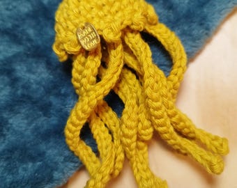 Les Tripotins/ Méduse / fidget au crochet - fait main - 100 % coton